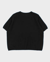 Vintage 90s Valerie Stevens Cashmere Short Sleeve Jumper - XXXL