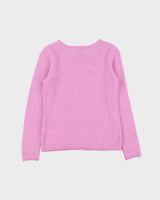 Vintage Mercer &amp; Madison Cashmere Quarter Button Jumper - M