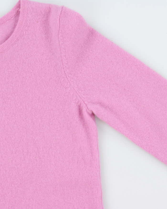 Vintage Mercer &amp; Madison Cashmere Quarter Button Jumper - M