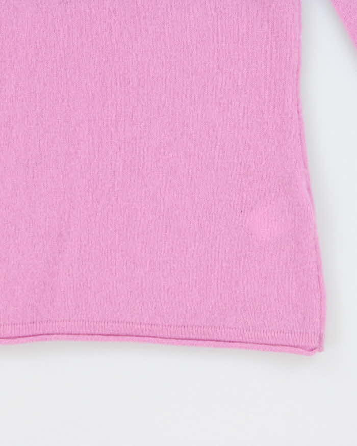 Vintage Mercer & Madison Cashmere Quarter Button Jumper - M