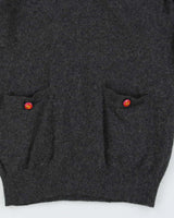 Vintage Stripe V-neck Cashmere Jumper - S