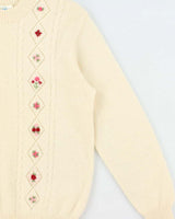 Vintage Snowy Peak Wool &amp; Mohair Jumper - M