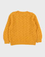 Vintage 1980s Sofil Hand Knit Mohair Wool Women's Crewneck Jumper - M