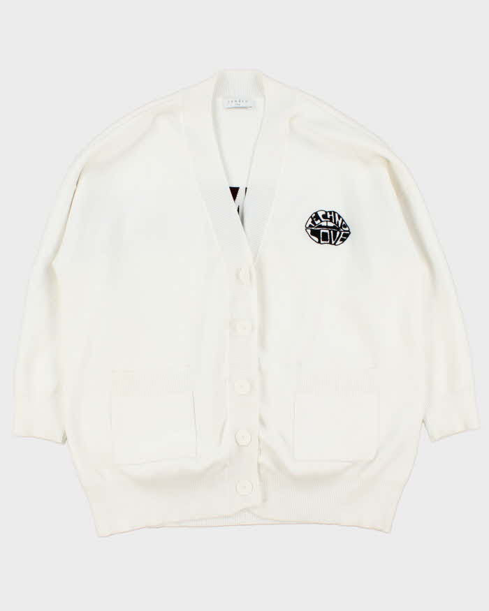 Sandro x Smiley Techno Love Oversized Knit Cardigan - S