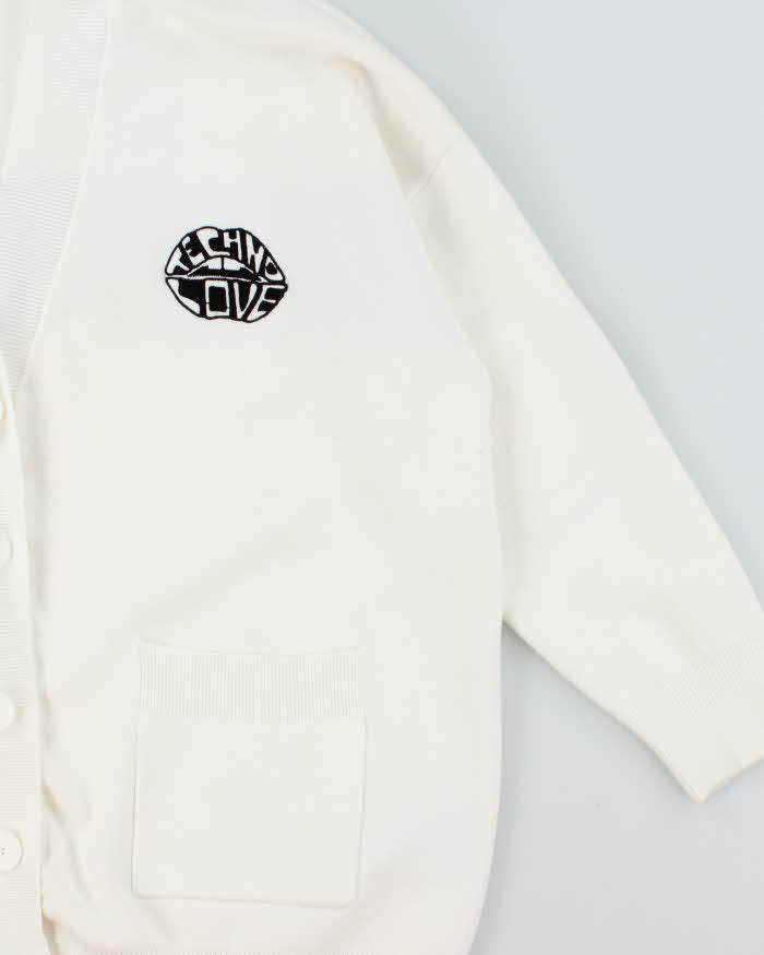 Sandro x Smiley Techno Love Oversized Knit Cardigan - S