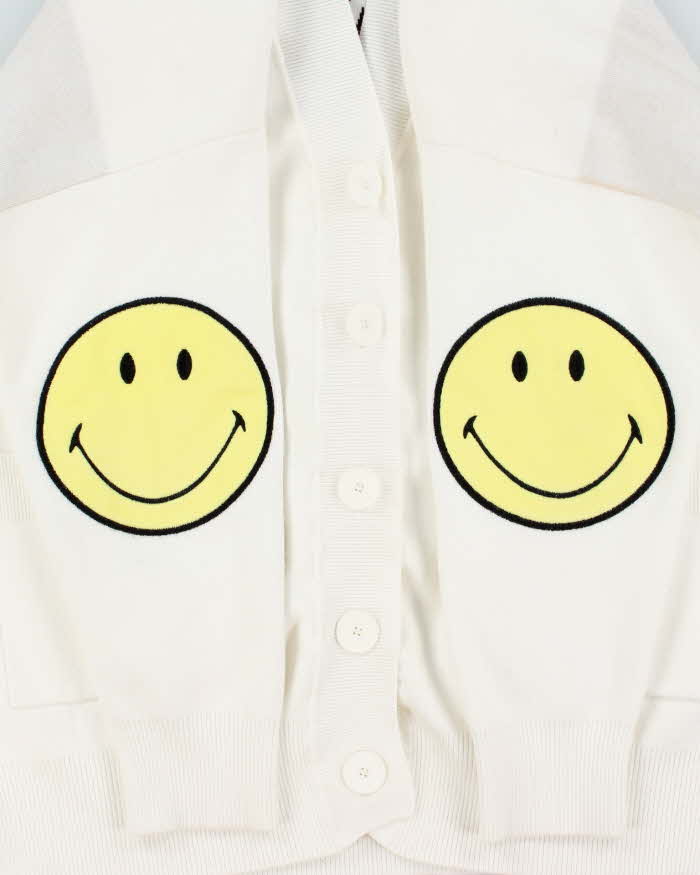 Sandro x Smiley Techno Love Oversized Knit Cardigan - S