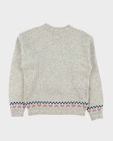 Vintage 1990s Woolrich Wool Patterned Women's Knit Jumper - L