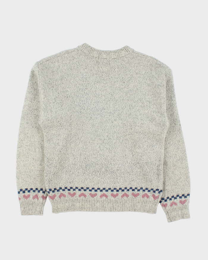 Vintage 1990s Woolrich Wool Patterned Women's Knit Jumper - L