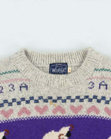Vintage 1990s Woolrich Wool Patterned Women's Knit Jumper - L