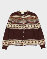 Vintage 60s Jerslid Swis Knit Cardigan - L