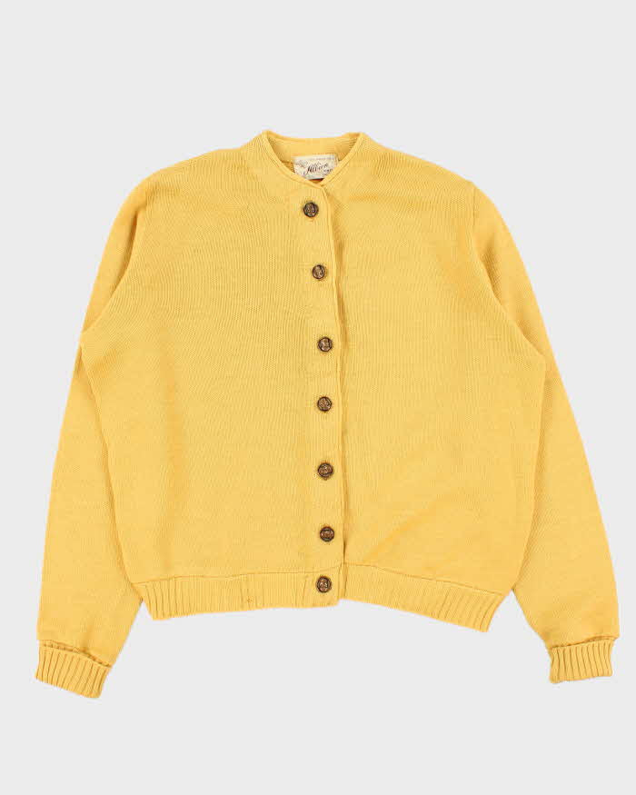 Vintage 50s 60s Albion Knit Wool Cardigan - L