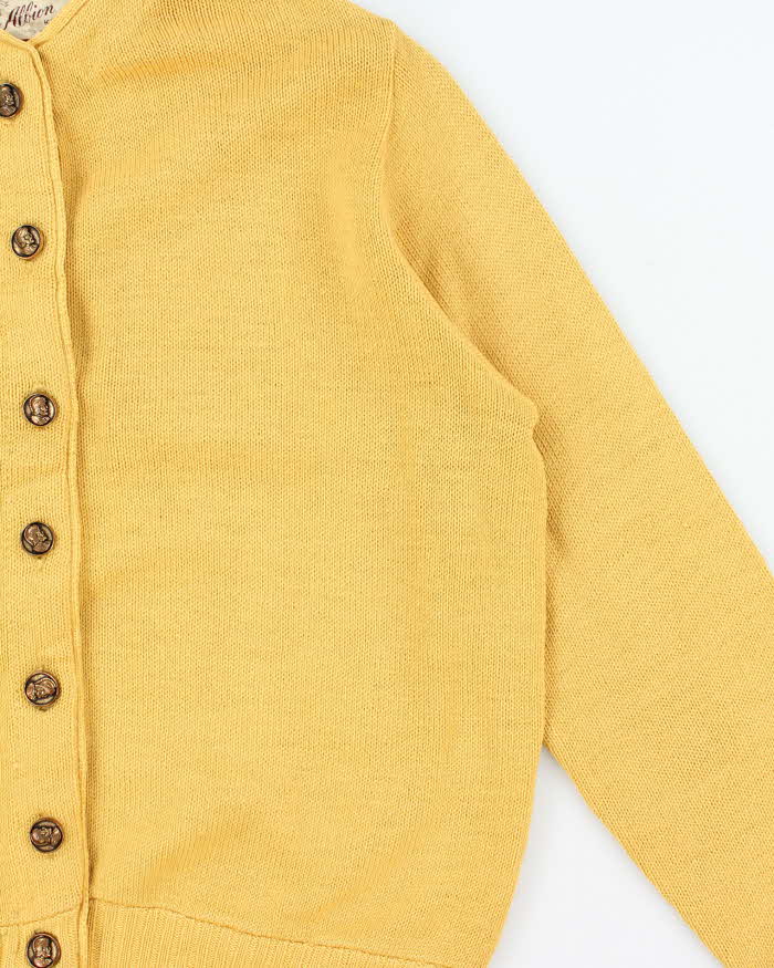 Vintage 50s 60s Albion Knit Wool Cardigan - L