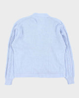 Vintage South Lodge Embroidered Angora Blend Cardigan - S/M