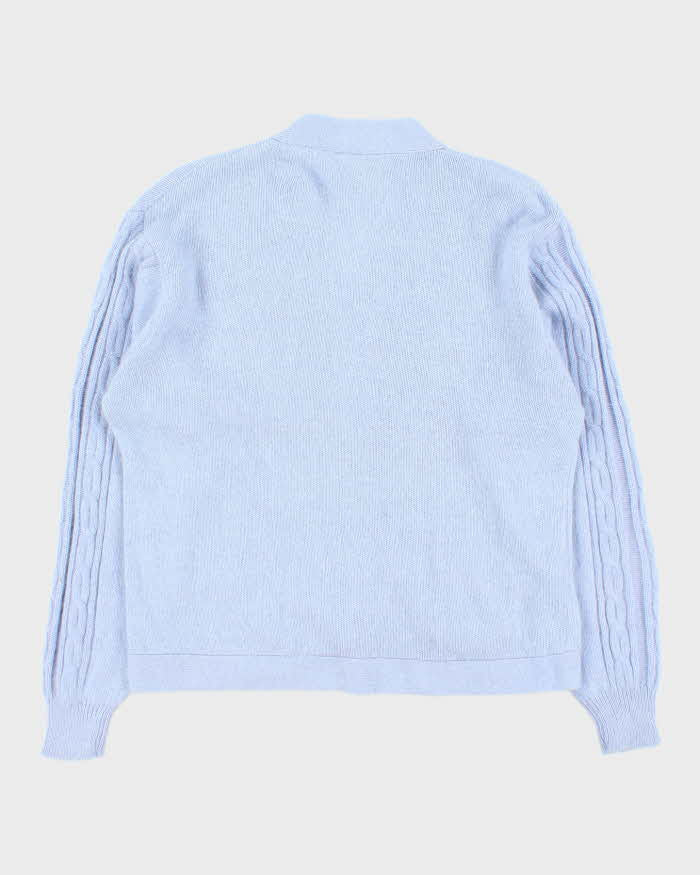 Vintage South Lodge Embroidered Angora Blend Cardigan - S/M