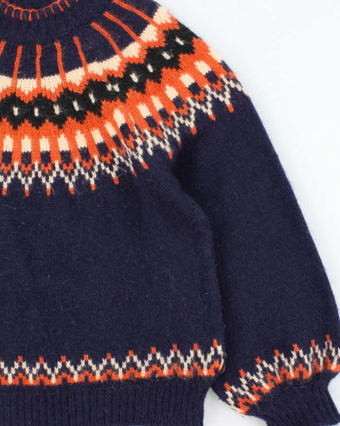 Doen Fair Isle Alpaca Knit Jumper - M