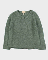 Vintage 90s Woolrich V-neck Knit Jumper - S