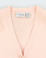 Vintage 80s Nordstrom Angora &amp; Wool Blend Cardigan - L