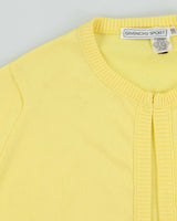Vintage 1980s Givenchy Sport Qiana Patterned Women's Cardigan - S