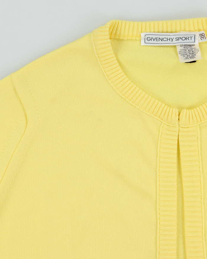 Vintage 1980s Givenchy Sport Qiana Patterned Women's Cardigan - S