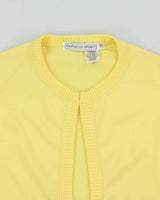 Vintage 1980s Givenchy Sport Qiana Patterned Women's Cardigan - S