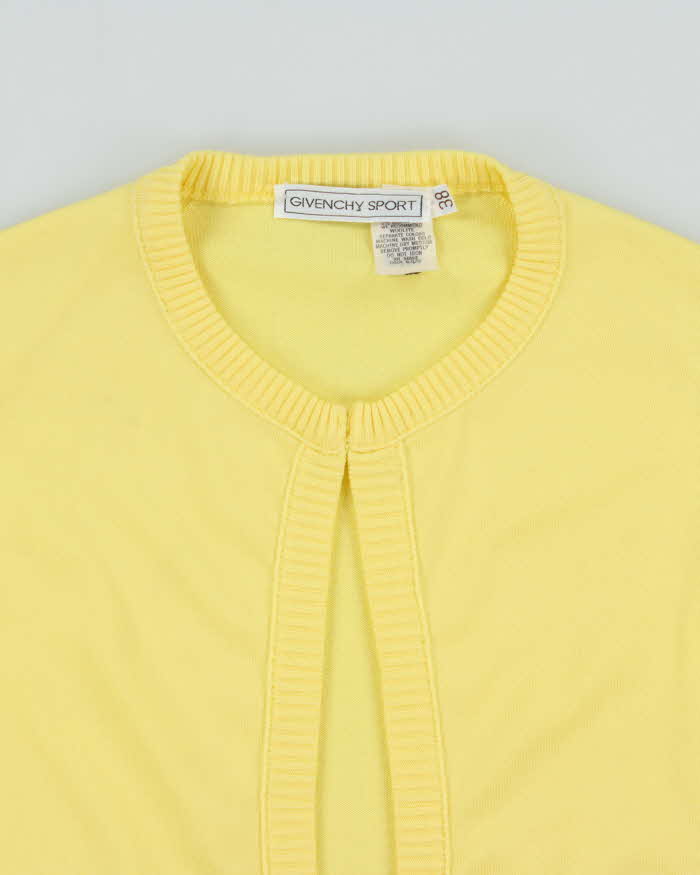 Vintage 1980s Givenchy Sport Qiana Patterned Women's Cardigan - S