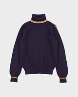 Vintage AW2001 Prada Sport Women's Chunky Wool Ribbed Roll Neck Knit Jumper - M
