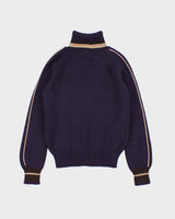 Vintage AW2001 Prada Sport Women's Chunky Wool Ribbed Roll Neck Knit Jumper - M