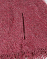 Vintage 1960s Andrew Stewart Scottish Mohair Wool Knit Women's Cape - M