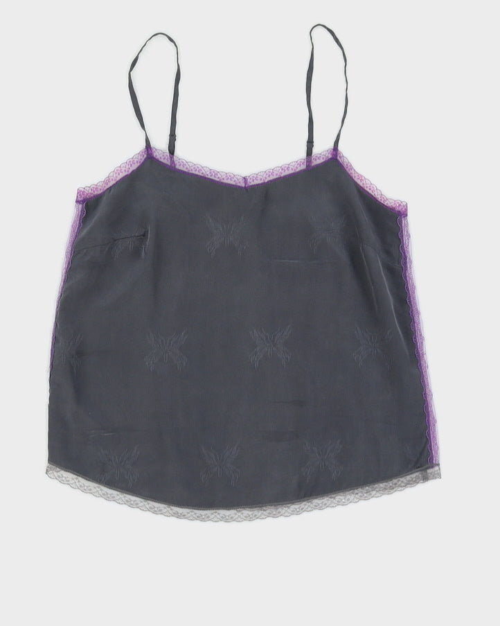 Zadig &amp; Voltaire Grey Silk Camisole - XS