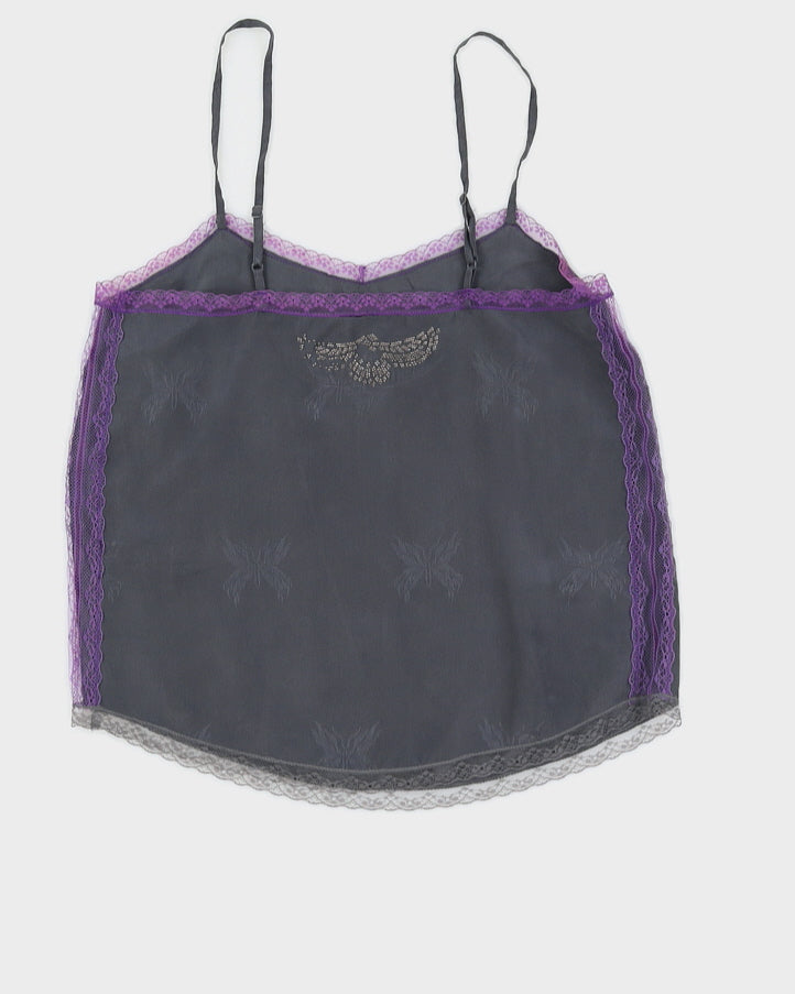 Zadig &amp; Voltaire Grey Silk Camisole - XS