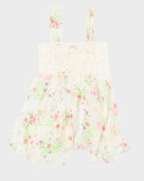Vintage 90s Victoria's Secret Floral Lace Slip Dress - S