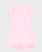 Vintage 70s Chardin Pink Floral Nightgown - L