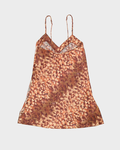 Vintage 90s Inner Most By Sears Printed Slip Dress - XS