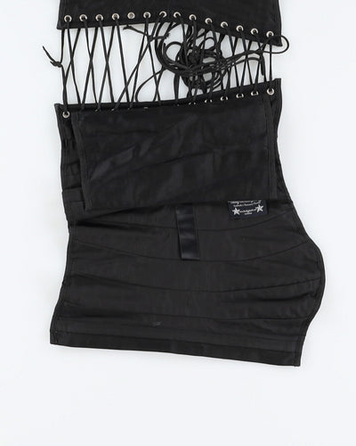 Deadly Dichotomy Designs Black Corset - L