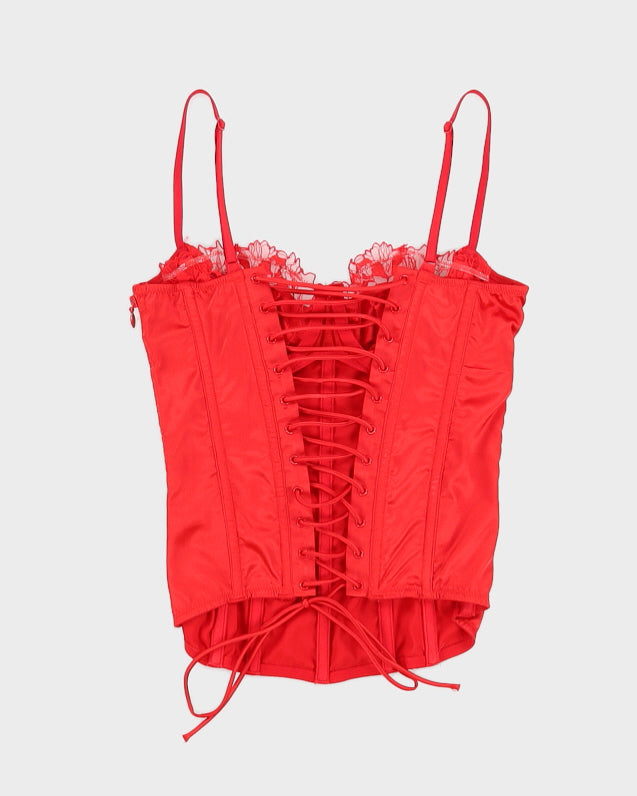 Victoria's Secret Red Corset Top - S – Rokit