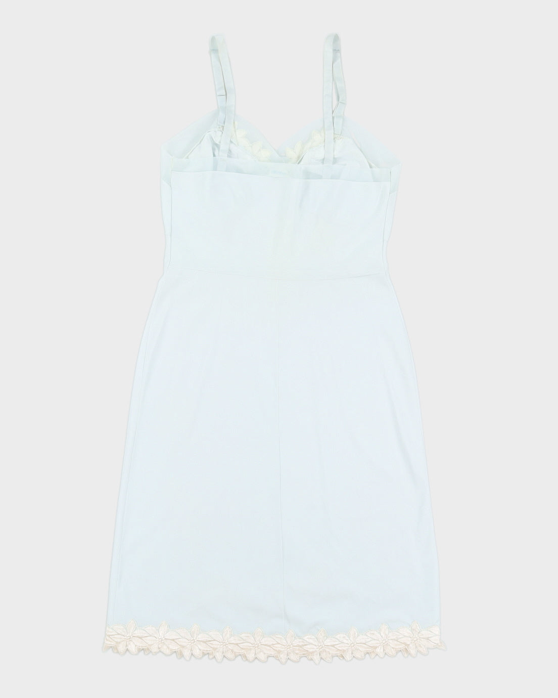 Blue Lingerie Slip Dress - XS