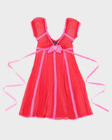 Betsey Johnson Pink Lace Dress - XXS