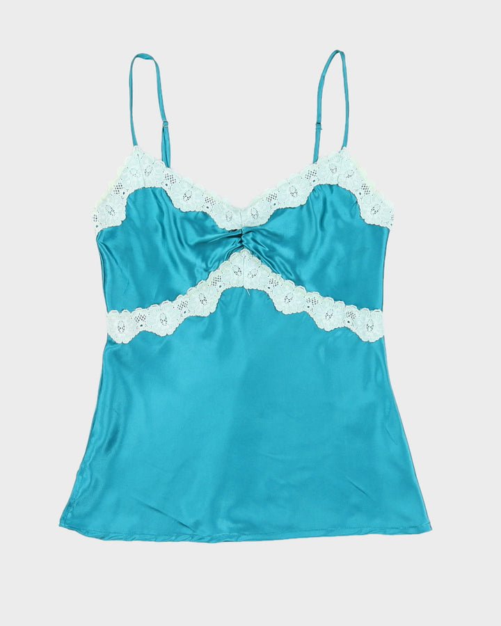Blue Silk Cami Top - XS