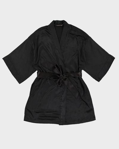 Victoria's Secret Black Dressing Gown - M