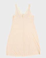 Vintage 60s Sissie Beige Slip Dress - M