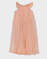 Vintage 70s Pink Floral Maxi Nightgown - M/L