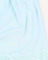 Blue Laced Petticoat Slip Skirt - M