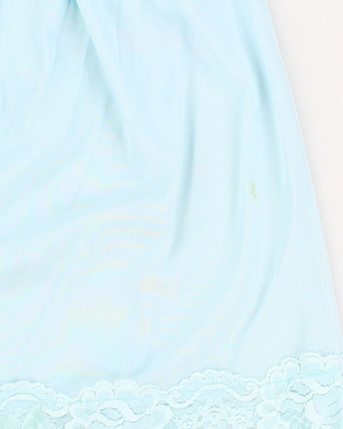 Blue Laced Petticoat Slip Skirt - M