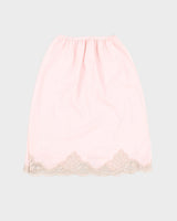 Vintage Pink Laced Petticoat Slip Skirt - XS