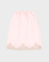 Vintage Pink Laced Petticoat Slip Skirt - XS