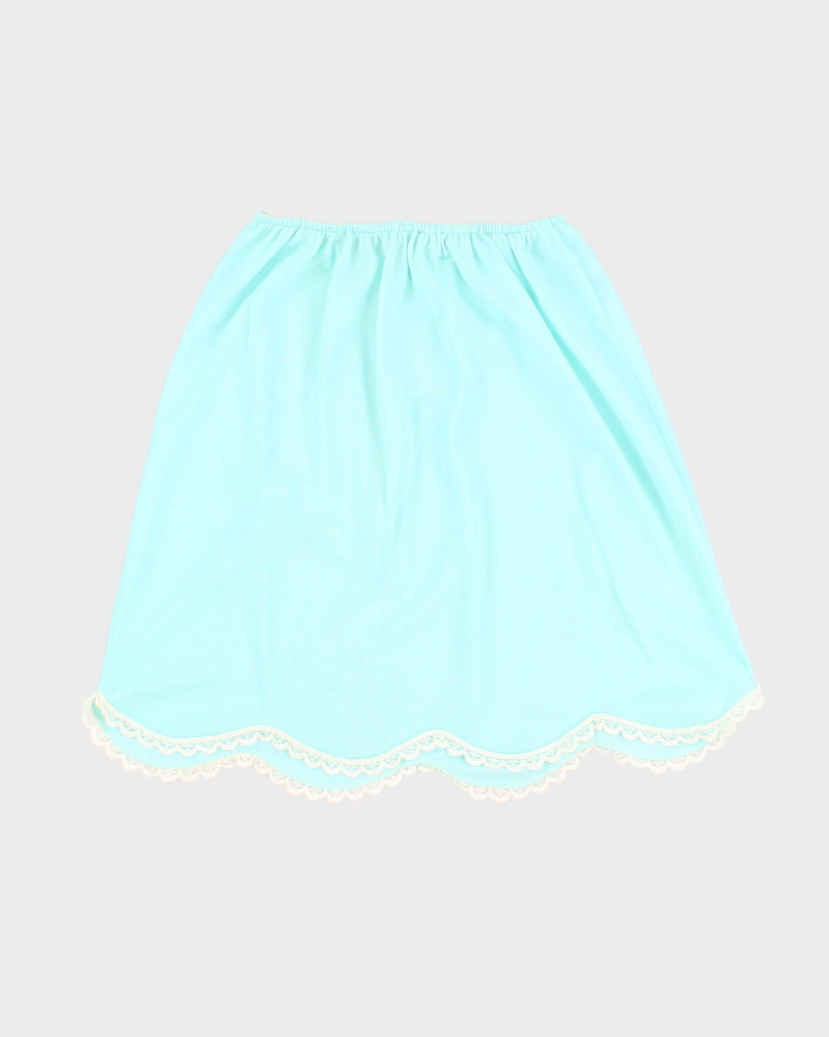 Vintage Vanity Fair Blue Petticoat Slip Skirt - S