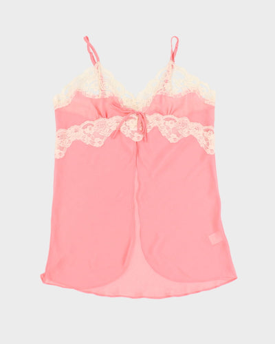 Y2K 00s Versailles Lace Detailed Slip - L