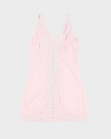 Vintage Darling Laced Pink Slip - S