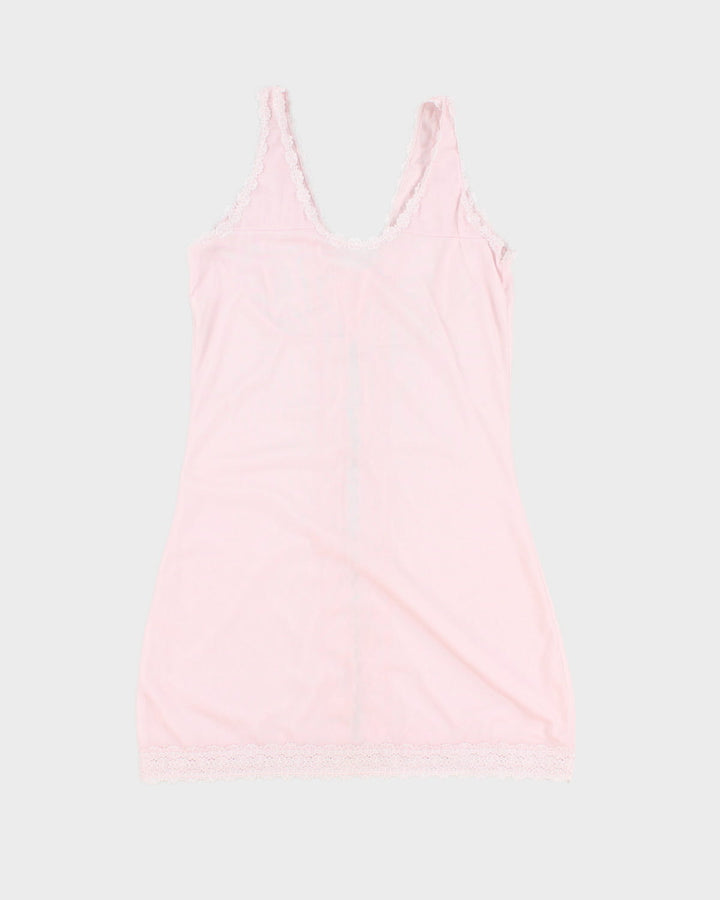 Vintage Darling Laced Pink Slip - S