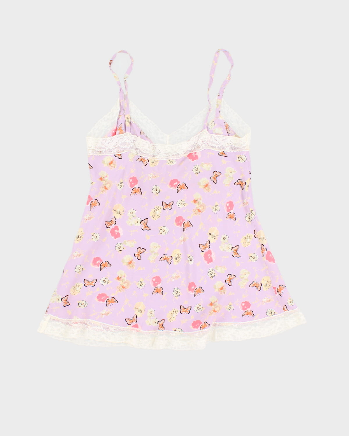 Y2K Agneta Eckemyr Floral Laced Slip Dress - L